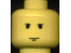P-No: 3626bps3  Name: Minifig, Head Male Small Black Eyebrows and Chin Dimple