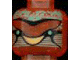 P-No: 3626bpx76  Name: Minifig, Head Alien with Green Brains/Yellow Mouth Pattern